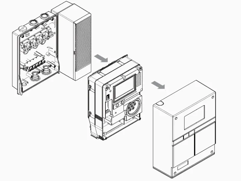 Borne de recharge CA commerciale Entogo Argo Pro 22 kW avec câble Type 2 et écran LCD de 4,3 pouces — view 19
