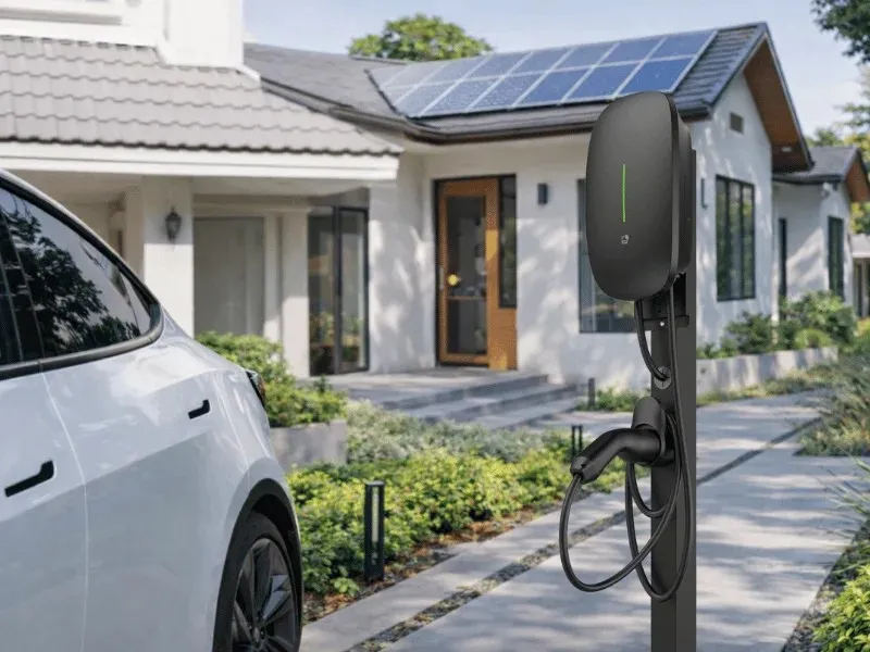 Borne de recharge CA semi-publique Entogo Caro Plus 11 kW avec compteur MID certifié et câble Type 2 — view 9