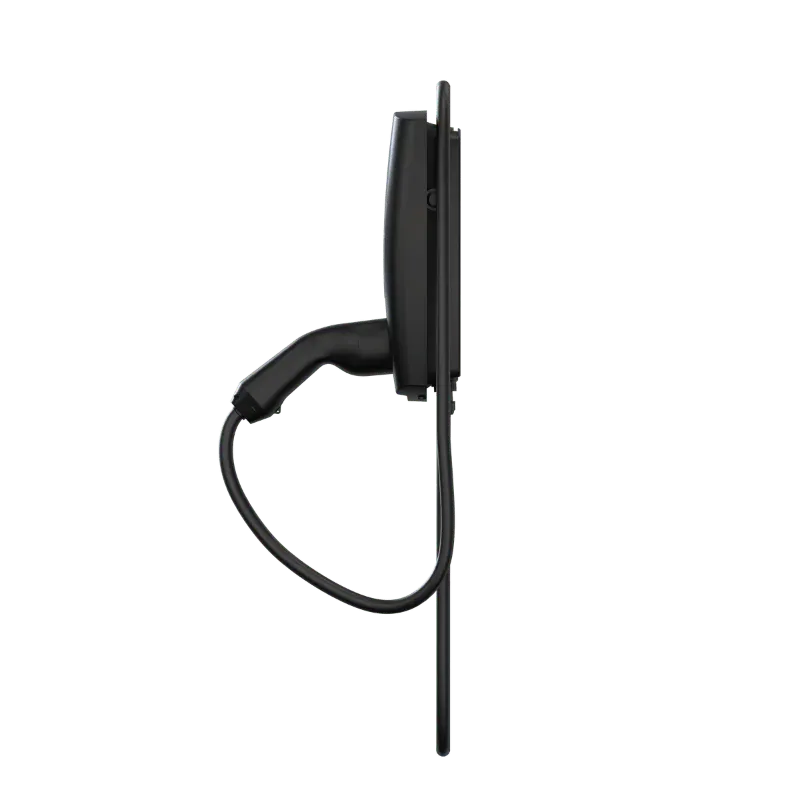 Entogo Alvis 7 kW single-phase AC home EV charger with tethered Type 2 cable — view 3