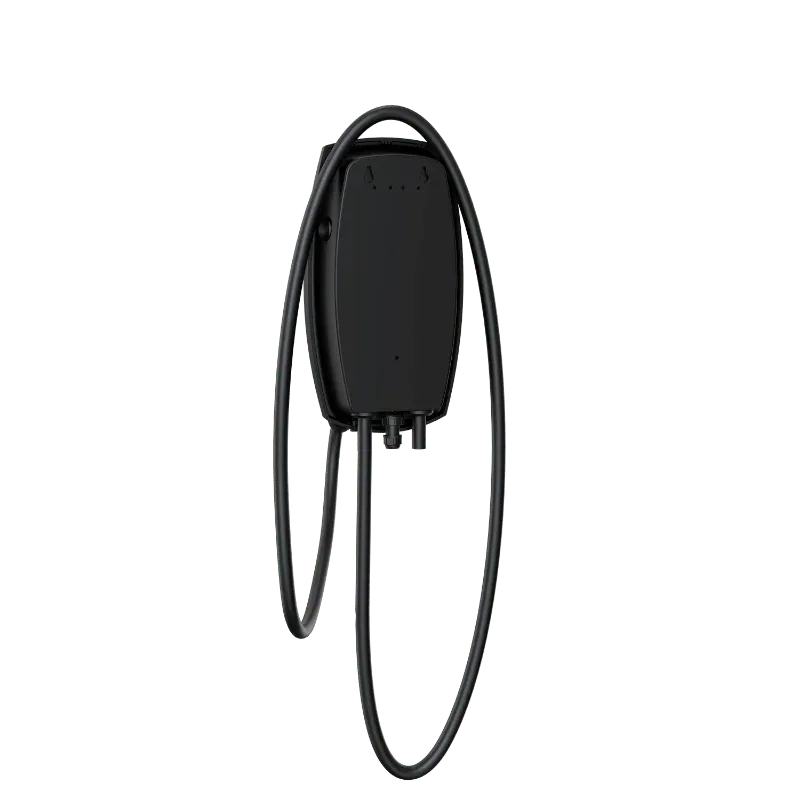 Entogo Alvis 7 kW single-phase AC home EV charger with tethered Type 2 cable — view 4