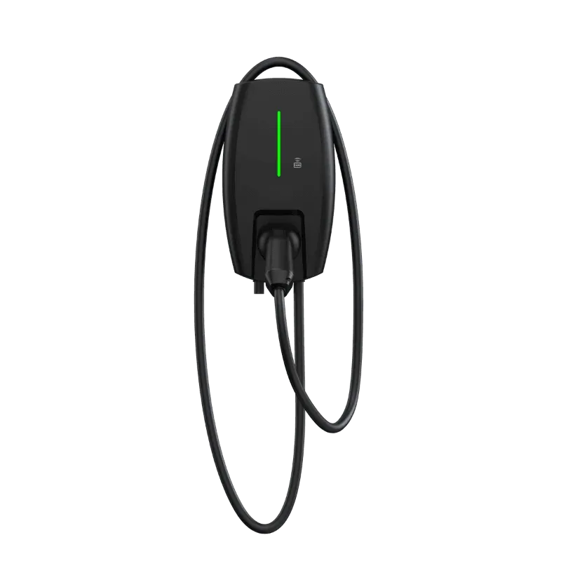 Entogo Alvis 7 kW single-phase AC home EV charger with tethered Type 2 cable