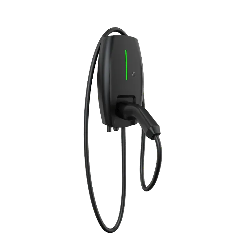 Borne de recharge CA résidentielle Entogo Alvis 7 kW monophasée avec câble Type 2 fixe — view 6