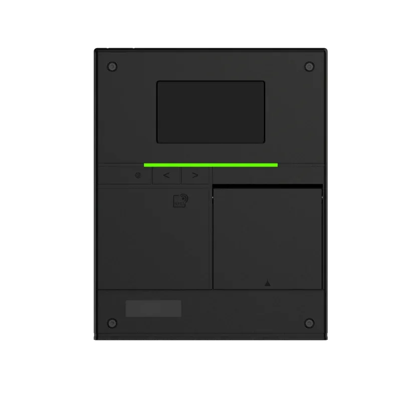 Borne de recharge CA résidentielle Entogo Argo Basic 11/22 kW avec câble Type 2 fixe, profil latéral — view 8