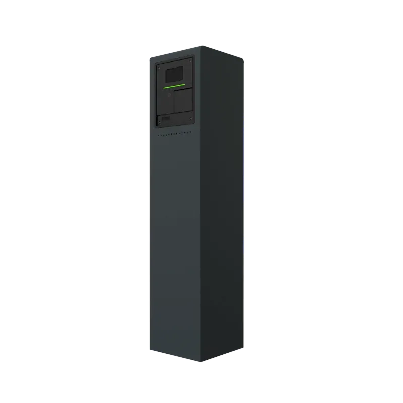 Borne de recharge CA résidentielle Entogo Argo Basic 11/22 kW avec câble Type 2 fixe, profil latéral — view 12