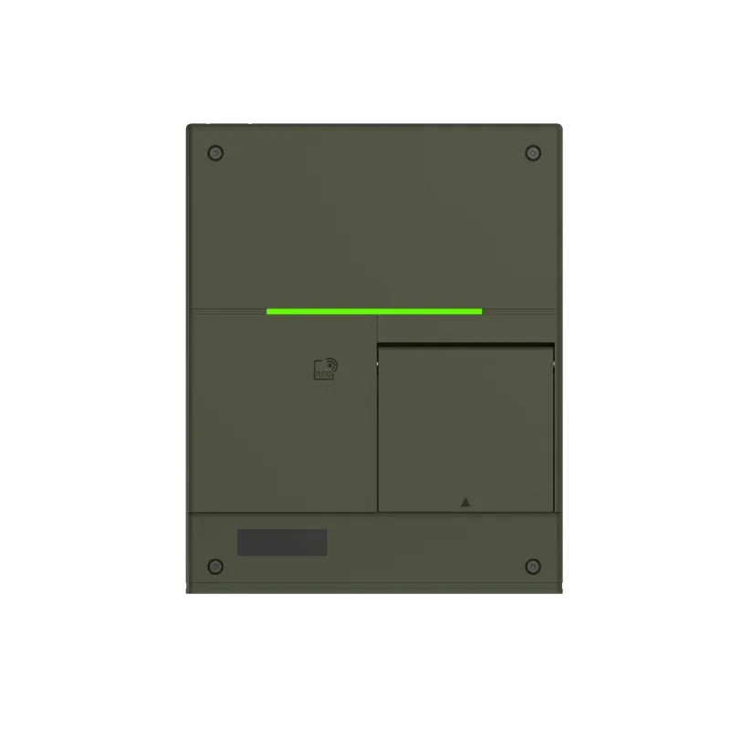 Borne de recharge CA résidentielle Entogo Argo Basic 11/22 kW avec câble Type 2 fixe, profil latéral — view 14