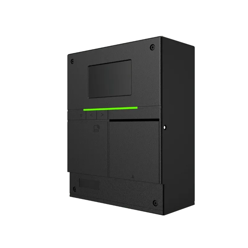 Borne de recharge CA résidentielle Entogo Argo Basic 11/22 kW avec câble Type 2 fixe, profil latéral — view 16