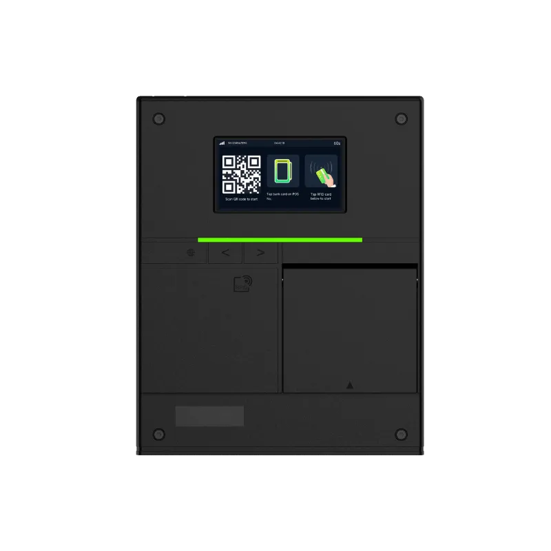 Borne de recharge CA résidentielle Entogo Argo Basic 11/22 kW avec câble Type 2 fixe, profil latéral — view 17