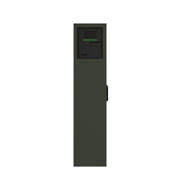 Borne de recharge CA résidentielle Entogo Argo Basic 11/22 kW avec câble Type 2 fixe, profil latéral — view 20