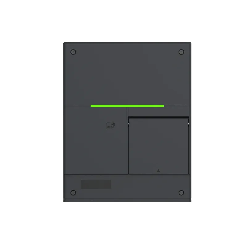 Borne de recharge CA résidentielle Entogo Argo Basic 11/22 kW avec câble Type 2 fixe, profil latéral — view 22