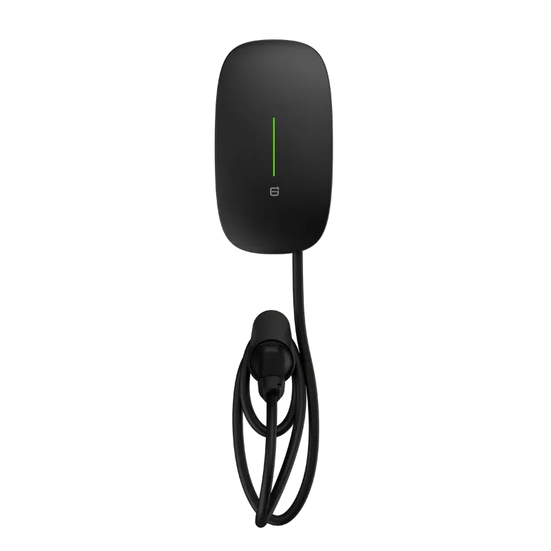 Borne de recharge CA résidentielle Entogo Caro Plus 7/11 kW en blanc avec câble Type 2 fixe — view 4