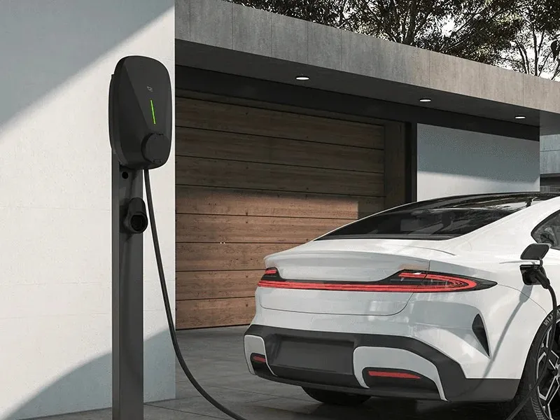 Borne de recharge CA résidentielle triphasée Entogo Saro 22 kW avec prise Type 2 et connectivité Wi-Fi, Bluetooth et 4G — view 16