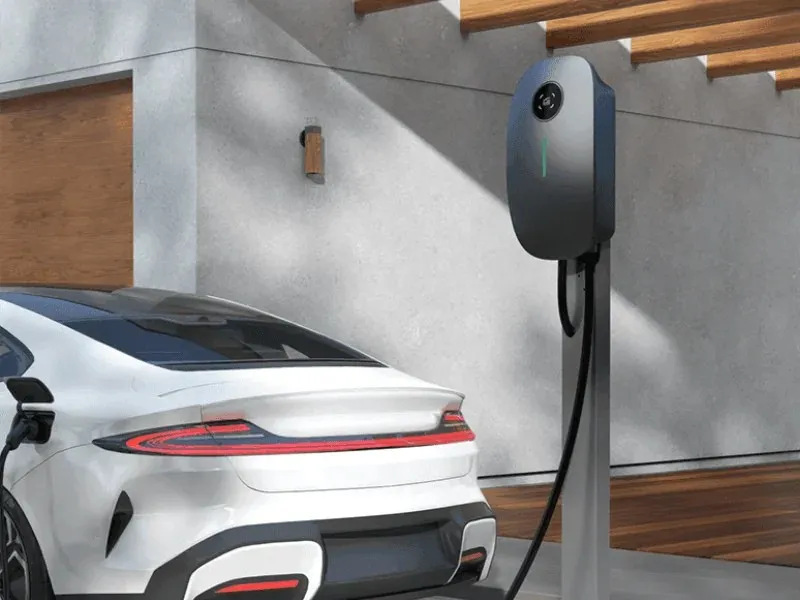 Borne de recharge CA résidentielle nord-américaine Entogo Silk 10/12 kW avec connecteur SAE J1772 et fiche NEMA 14-50 — view 7