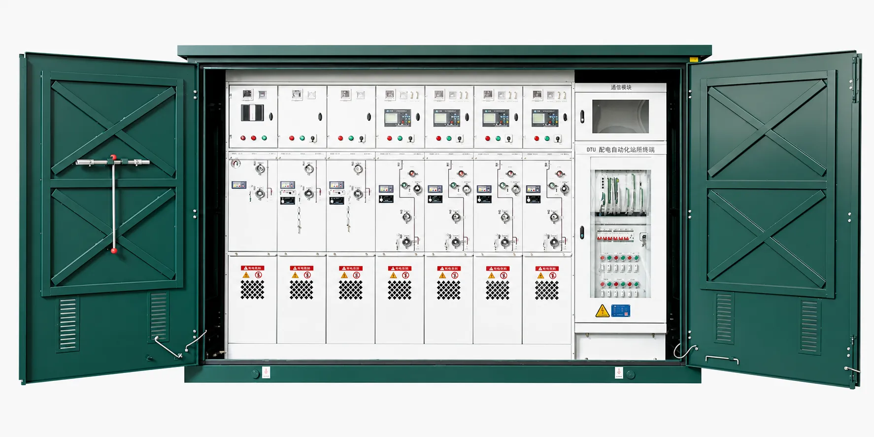 Entogo integrated primary-secondary ring main unit