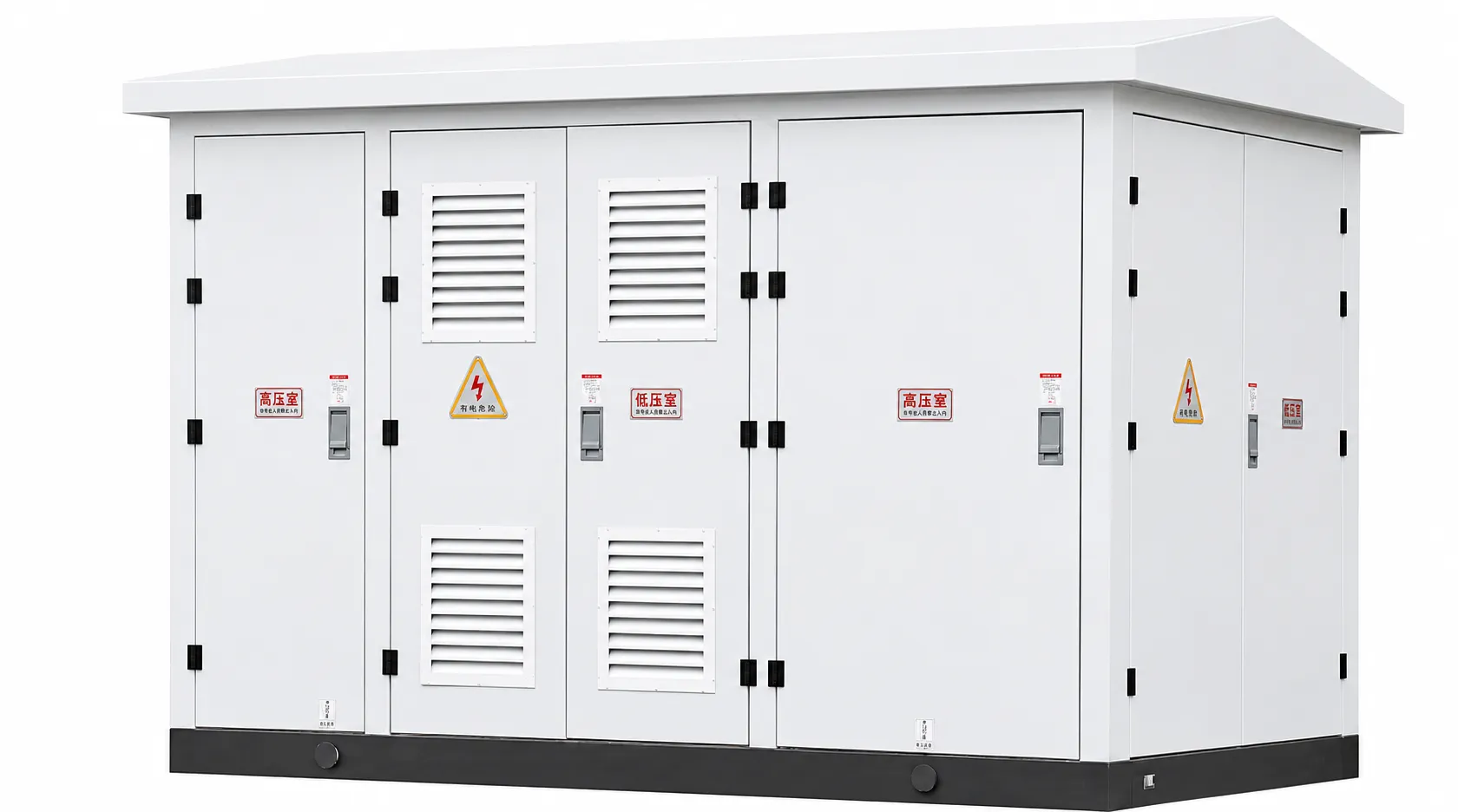 Entogo YB European-type prefabricated box substation with integrated HV, transformer and LV compartments