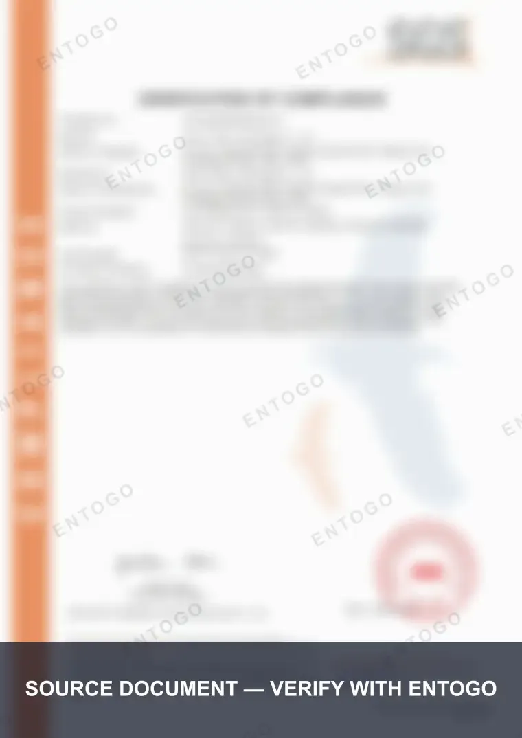 CE — European Conformity — available to verified partners on request