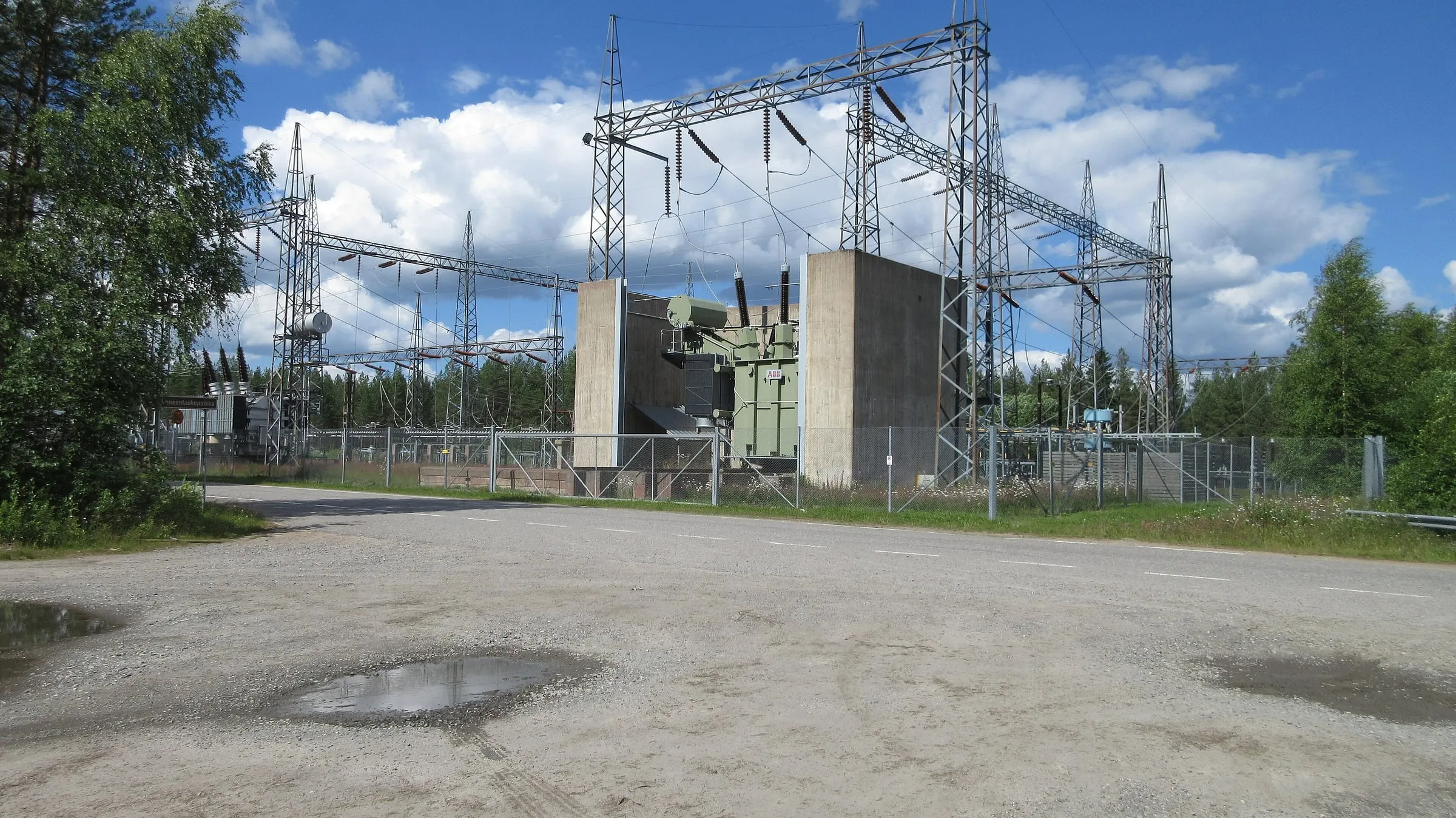 Electrical substation power transformer in Canada illustrating transformer total owning cost and loss evaluation